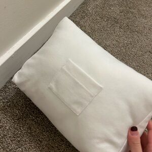 Birkin 30 White storage Pillow with Pocket